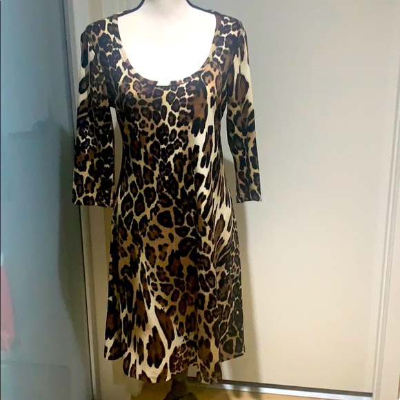 Leopard print dress - Picture 1 of 3